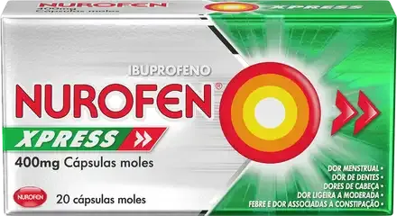Nurofen Xpress 400mg Capsulas Moles 20 Capsulas